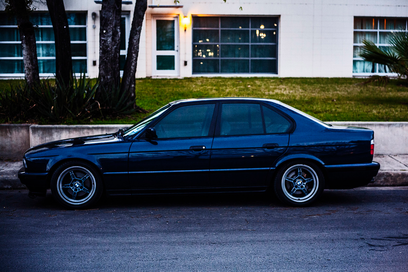 Illustration for article titled E34, as the sun went down, with a manual lens.